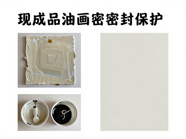 现成品油画密封保护,解决易脱落难题的材料实验指南