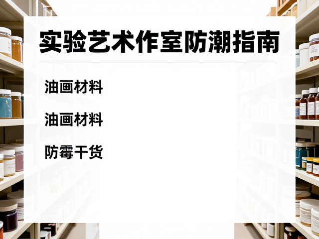实验艺术工作室防潮指南，油画材料防霉干货