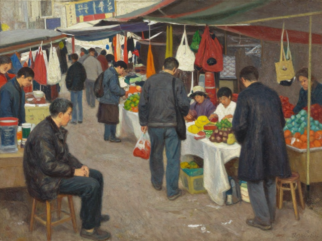 中国写实油画经典时期作品,亚麻画布上的稳健艺术与价值解析