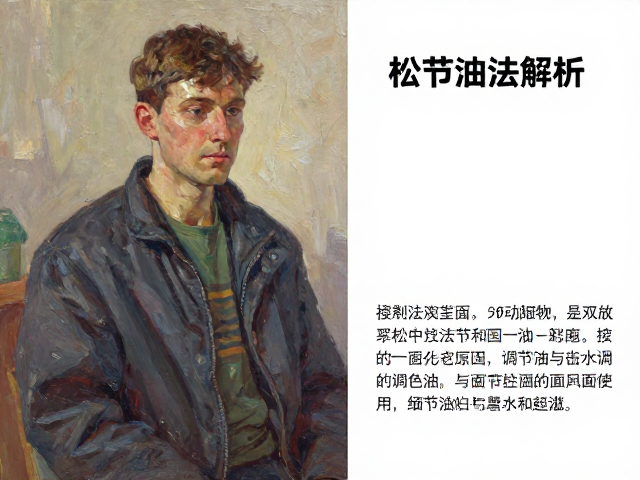 罗中立写实油画技法解析,松节油与调色油的使用技巧