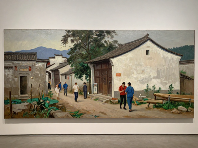 中国写实油画中的乡土风情,美术馆底层人物展览解读