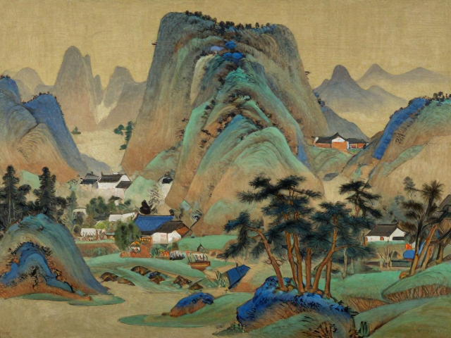 中国写实油画中的传统山水意象转化与具象表现解析