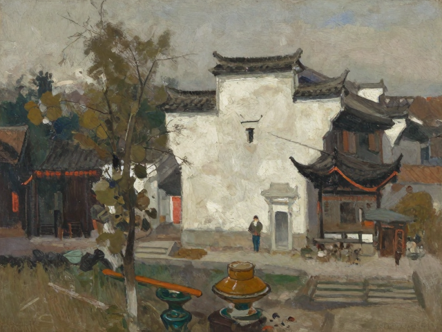 中国写实油画,毛笔式笔触与经典时期稳健风格赏析