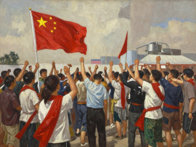中国写实油画,亚麻画布承载国家重大主题创作的艺术力量