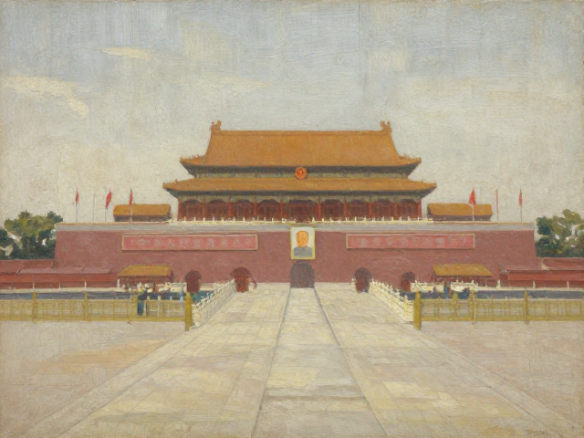 中国写实油画,亚麻画布承载国家重大主题创作的艺术力量
