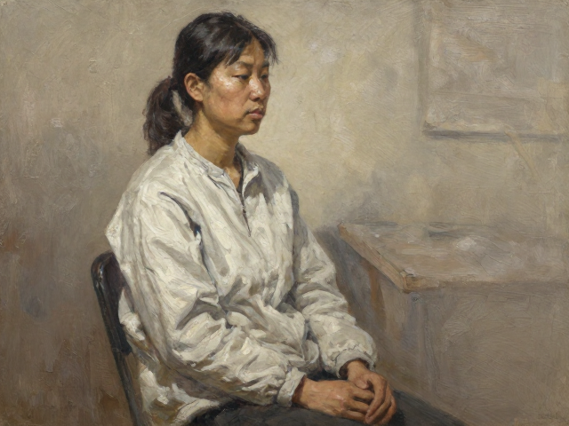 中国写实油画,以扎实素描基础承载现实主义关怀