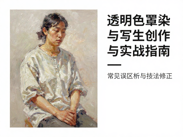 中国写实油画技法,透明色罩染与写生创作实战指南