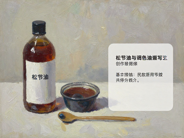 中国写实油画技法,松节油与调色油使用,从写生到创作全解析