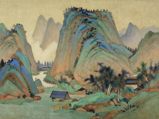 中国写实油画中传统山水意象的色彩关系训练与转化
