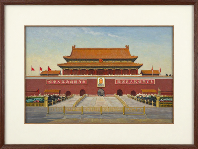 中国写实油画国家重大主题创作,画框与衬板工艺解析