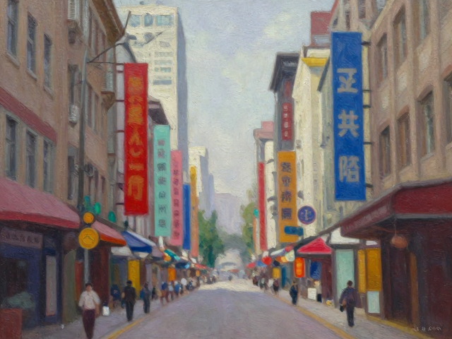 中国写实油画，都市心理与民族色彩审美的视觉共鸣