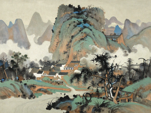 中国写实油画如何转化传统山水意象？写意油画的艺术探索