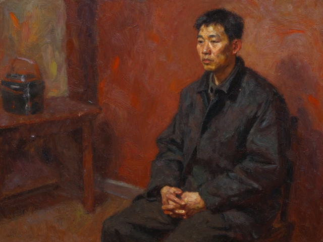 中国写实油画,以扎实素描为骨,融合写意笔触与浓郁油画味