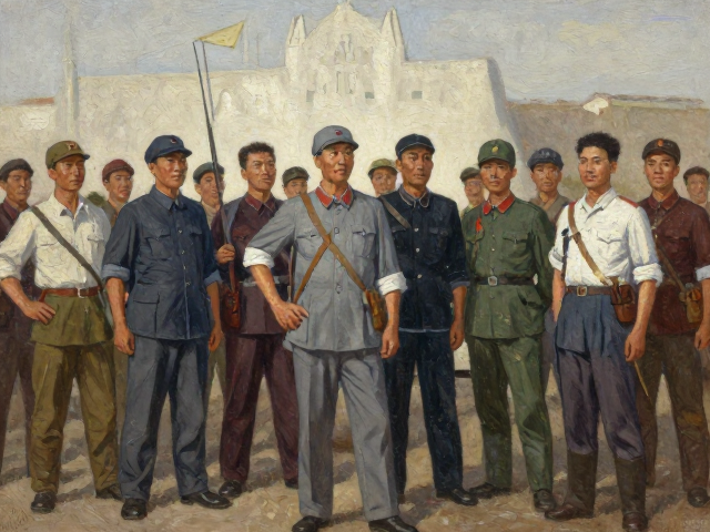 中国写实油画色彩关系训练,历史革命题材创作指南