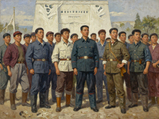 中国写实油画,历史革命题材下的油性颜料艺术魅力