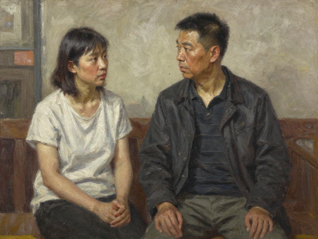 中国写实油画,以扎实素描基础驾驭笔触意味的艺术表达