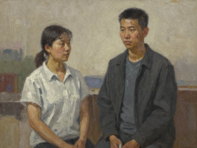 中国写实油画中的现实主义关怀,亚麻画布上的时代镜像
