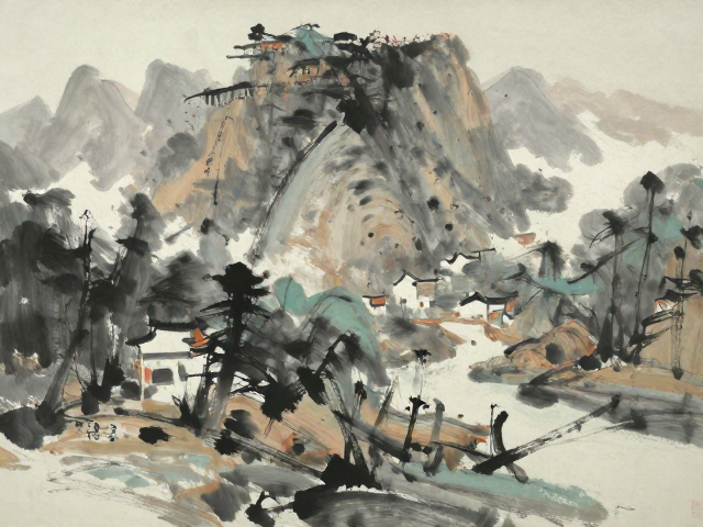 中国写实油画民族化，写意笔触与油画味的融合探索