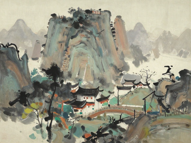 中国写实油画民族化，写意笔触与油画味的融合探索