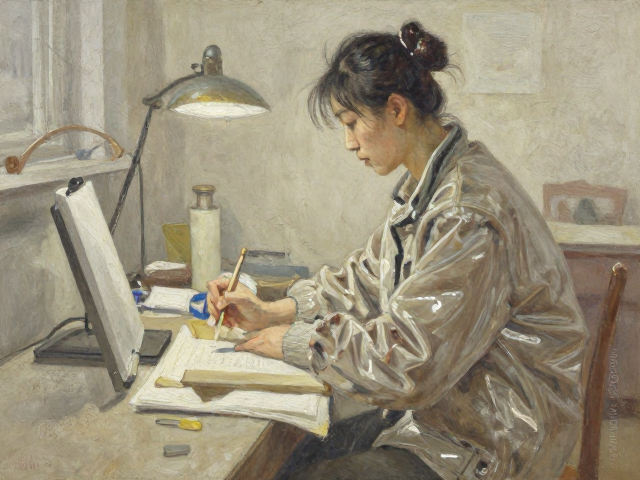 中国写实油画，扎实素描基础，透明色罩染，揭秘顶级绘画技法
