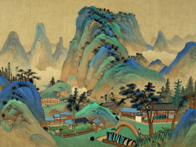 中国写实油画，现代视觉张力下的传统山水意象转化