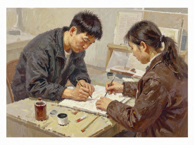 中国写实油画笔触意味,艺术教育与学术研究深度解析