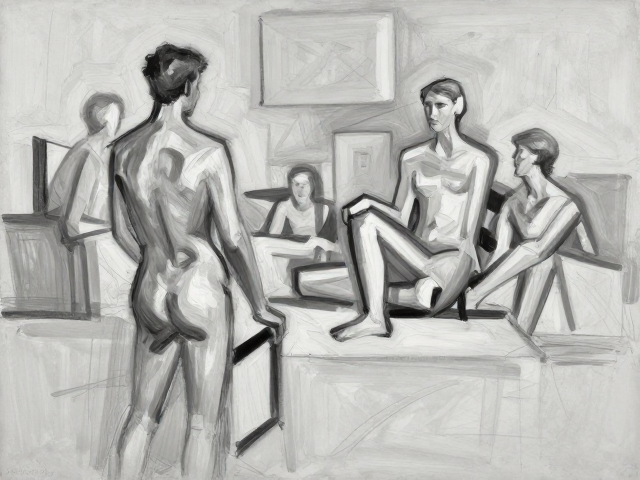 单色习作与速写性油画,探索现代主义多元发展之路