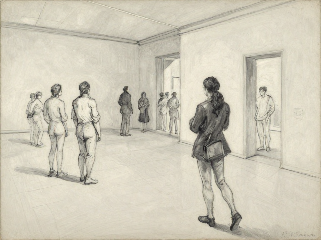 欧洲古典画派速写性油画,美术馆展览中的笔触与光影解析