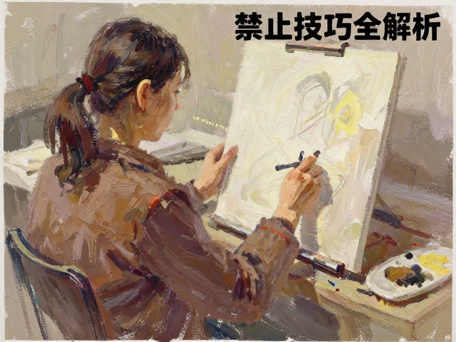 速写性油画练习,画室光线控制与调色板技巧全解析