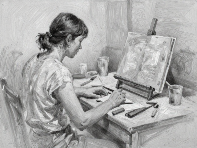 速写性油画与单色习作练习，如何避免阳光直射损伤画作