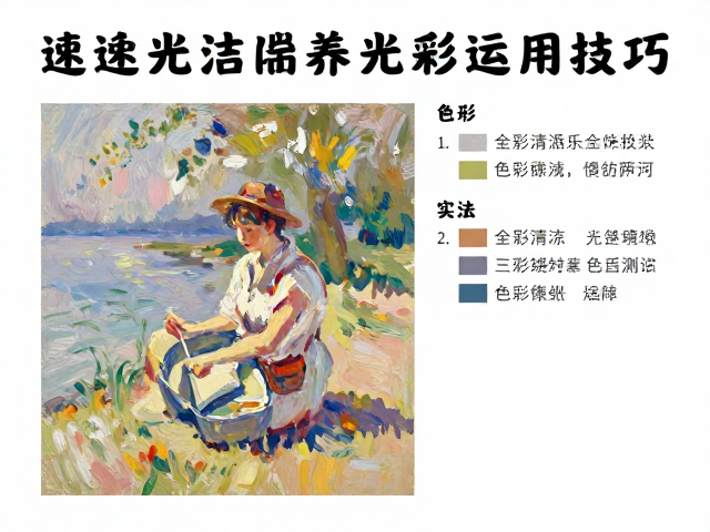 速写性油画练习指南,专业清洁保养与印象派光色运用技巧
