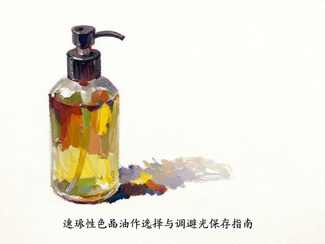 速写性油画练习,画材溶剂选择与避光保存指南