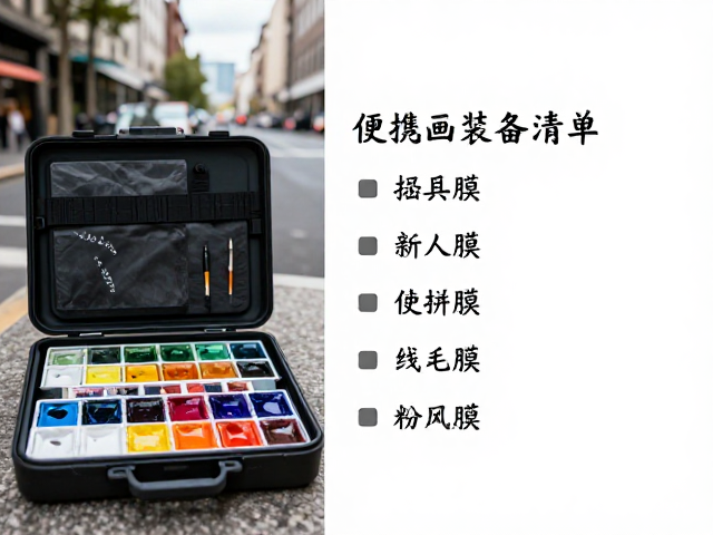 便携画具推荐，城市街景速写装备清单与实战技巧