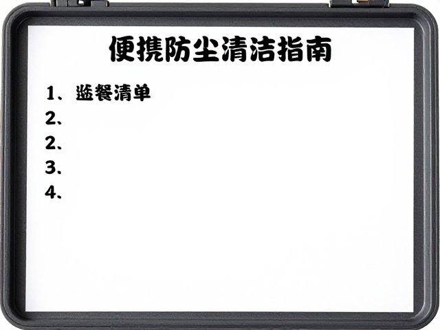 便携式画具防尘清洁指南,让色彩更鲜活,出行无忧