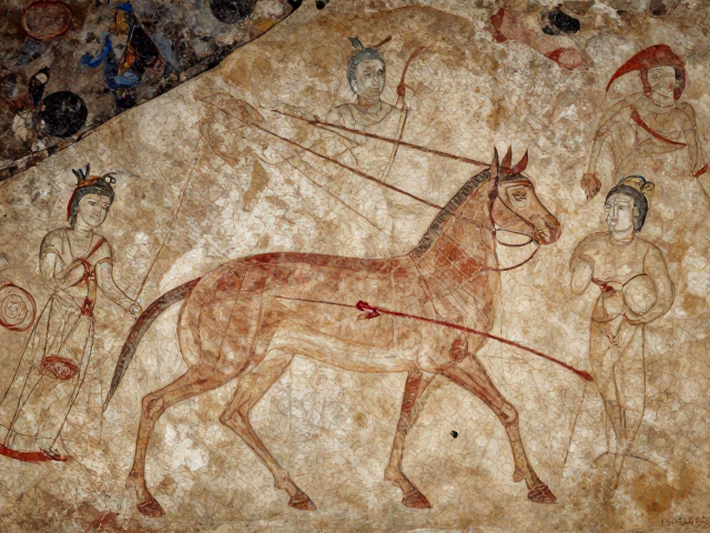 古代蜡彩与坦培拉渊源,壁画修复及岩画刻画技术解析