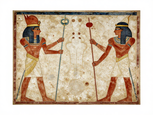 埃及奈贝特瑞墓壁画揭秘,古代蜡彩与坦培拉绘画渊源