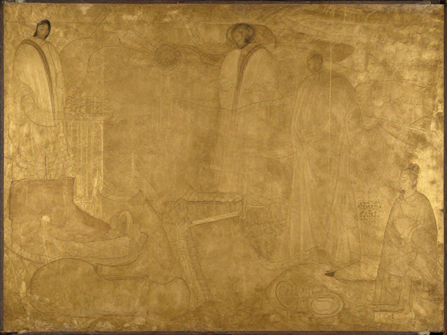 古代蜡彩与坦培拉渊源，木板坦培拉金色背景解析