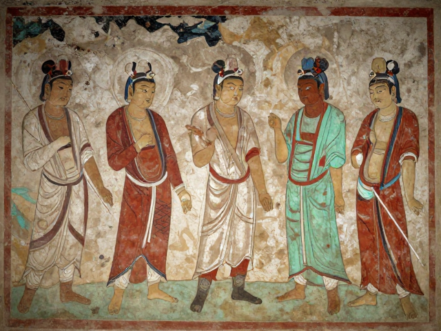 古代蜡彩与坦培拉渊源,木板壁画在石窟保护中的应用