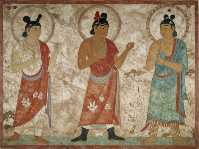 古代蜡彩与坦培拉渊源,木板壁画在石窟保护中的应用