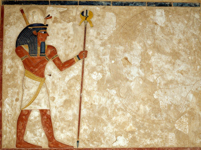 埃及奈贝特瑞墓壁画,古代蜡彩与坦培拉渊源,揭秘防氧化处理