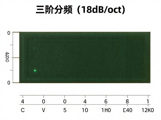 三阶分频(18dB/oct)设计中薄膜电容的平坦幅频特性优化