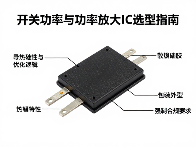 开关功率管与功率放大IC选型指南,导热硅胶散热优化方案