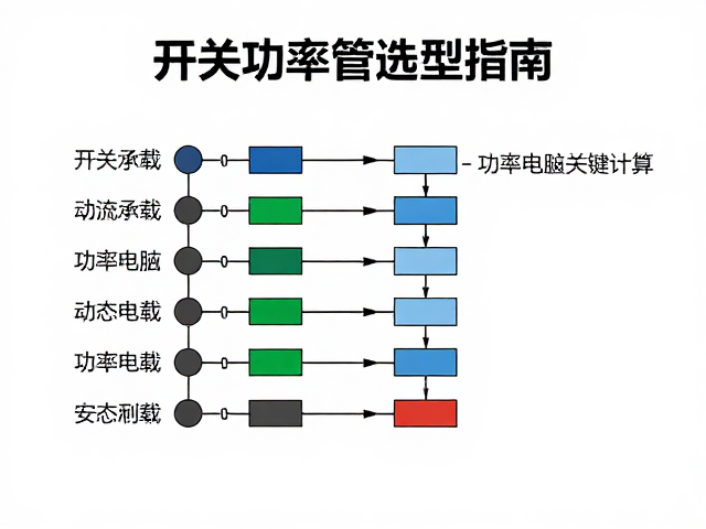 开关功率管选型指南，电流承载与功率电阻的关键计算