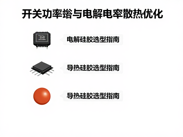 开关功率管与电解电容散热优化，导热硅胶选型指南