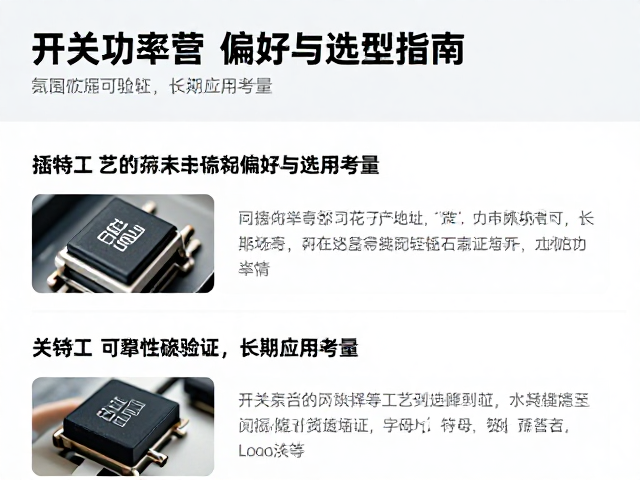 插件焊接工艺下的开关功率管品牌偏好与选型指南