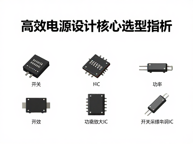 开关功率管,精密采样电阻,功率放大IC,高效电源设计核心选型指南
