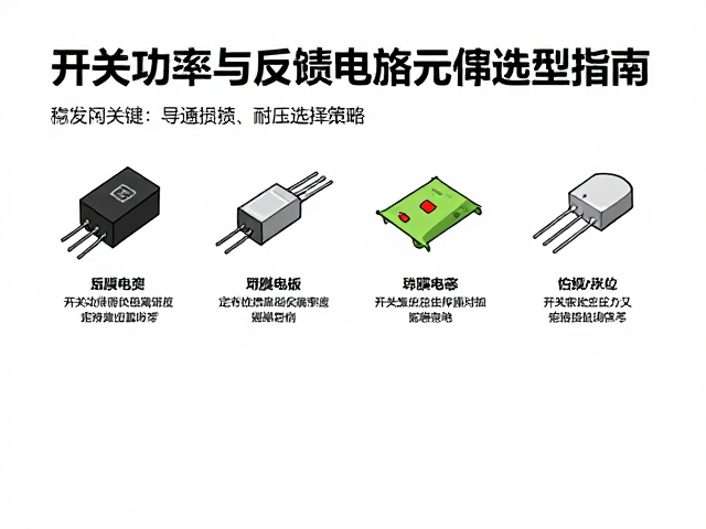 开关功率管、薄膜电容与反馈电路元件选型指南，提升电源效率与稳定性