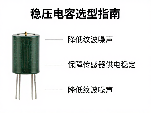 稳压电容选型指南，降低纹波噪声，保障传感器供电稳定