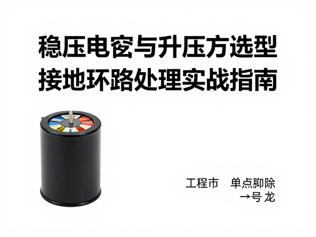 稳压电容与升压芯片选型,接地环路处理实战指南