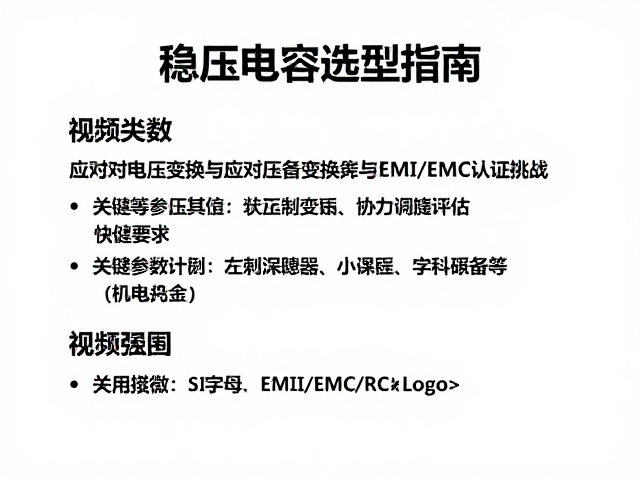 稳压电容选型指南，应对电压变换与EMI/EMC认证挑战